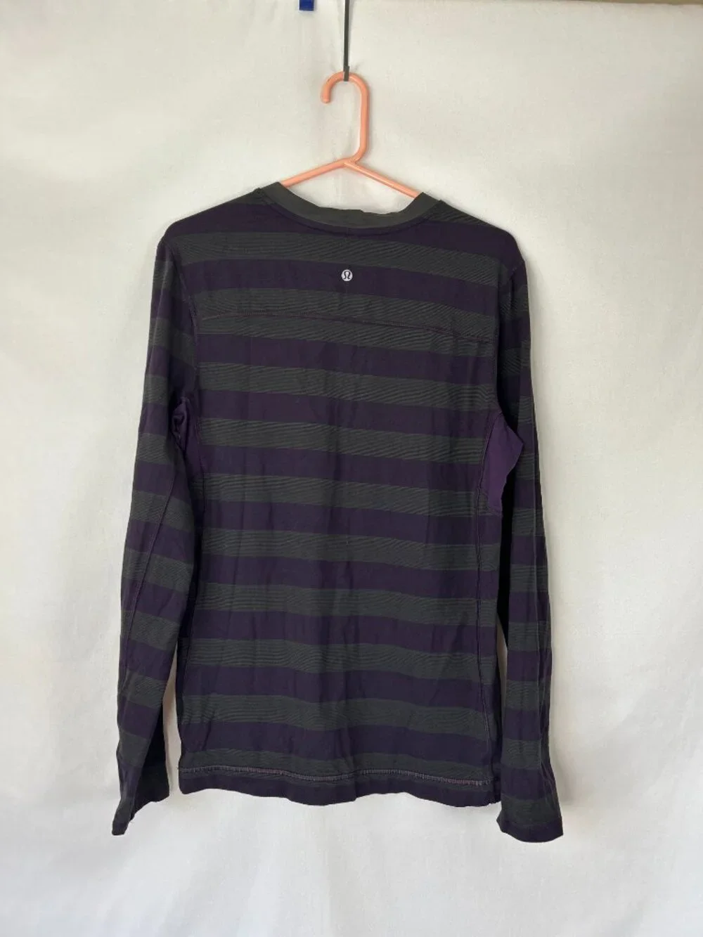 lululemon Purple Stripe Shirt Long Sleeve L